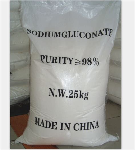 Industrial Grade Min Sodium Gluconate As Concrete Admixturer