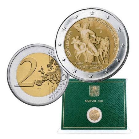 2 Euro Vatican BU 2018 Année européenne du patrimoine culturel