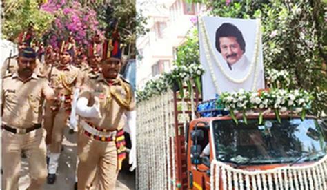 Ghazal Legend Pankaj Udhas Given Hero S Farewell At State Funeral