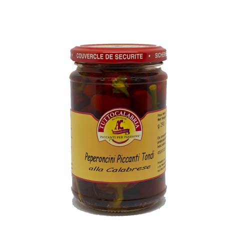 Calabrian Hot Round Cherry Chili Peppers Oz Tutto Calabria