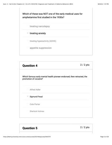 EDCO 740 Quiz 2 Liberty Answers Homework Simple