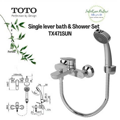 Jual Shower Mandi Set TOTO TX SUN Hot Cold Water Kran Bath Kab Tangerang INDOKRAN
