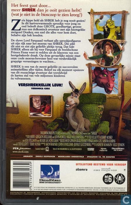 Shrek VHS Box