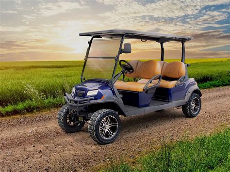 New 2024 Club Car Onward 4 Forward Lifted HP Electric Metallic Midnight