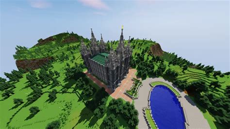 Salt Lake City Temple Minecraft Map