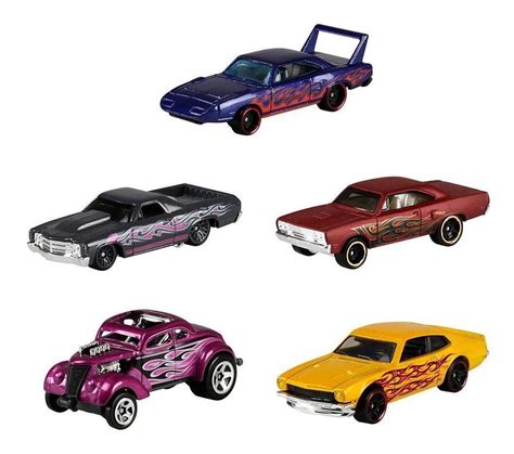 Hot Wheels Hw Flames Pacote C Carros Ghp Mattel Carrinho De Brinquedo Magazine Luiza