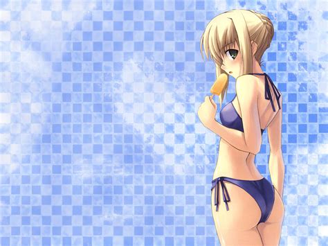 Artoria Pendragon All Bikini Fate Series Fate Stay Night Popsicle