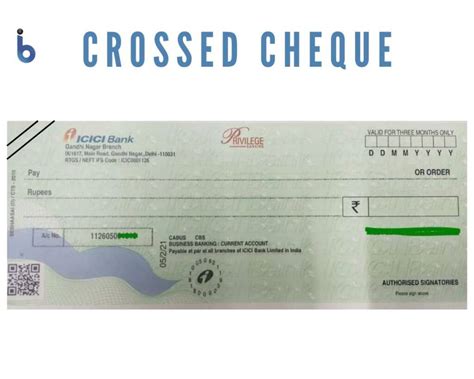 What is The Meaning of Crossed Cheque?