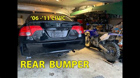 Rear Bumper Removal Honda Civic Th Gen Youtube