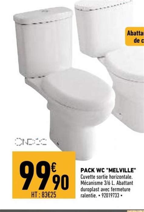 Pack WC Melville Brico Cash Avril 2022