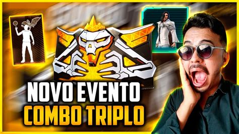 Free Fire Ao Vivo Combo Triplo Voltou Dono Da Garena Jogando