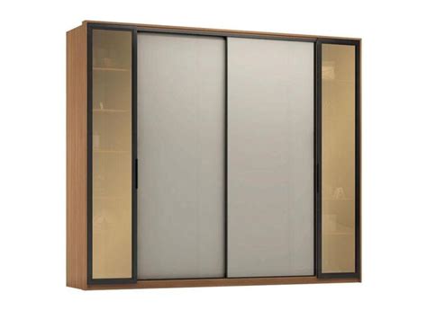 Guarda Roupa Casal Laredo Am Ndola Touch Nude Prime Flex Portas De Vidro Reflecta Demartez