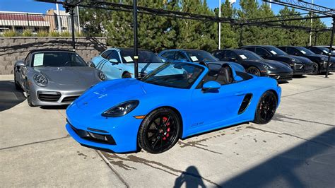 Porsche Boxster Gts Shark Blue Youtube