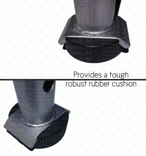 X Slotted Rubber Pads For Your Halfords Tonne Axle Stands