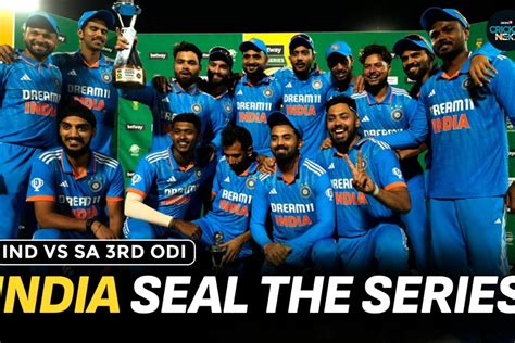 IND vs SA 3rd ODI: India seal the three-match ODI series in South ...