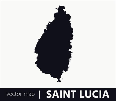 Mapa vectorial muy detallado de Santa Lucía Vector Premium generado