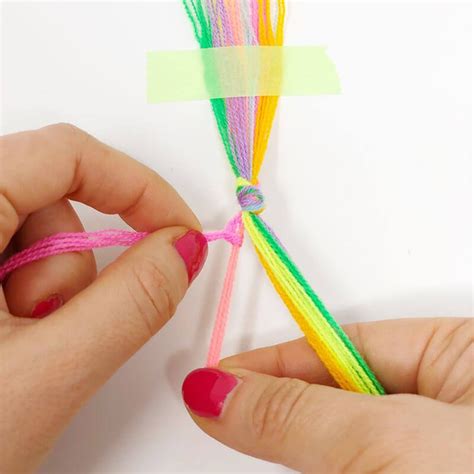 Friendship Bracelets Candy Stripe Tutorial