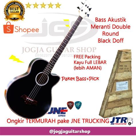 Jual Bass Akustik Bass Akustik Elektrik Backside Tebal Neck Mapel