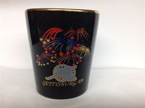 Gettysburg Fireworks Civil War Shot Glass New Gettysburg Souvenirs And Ts