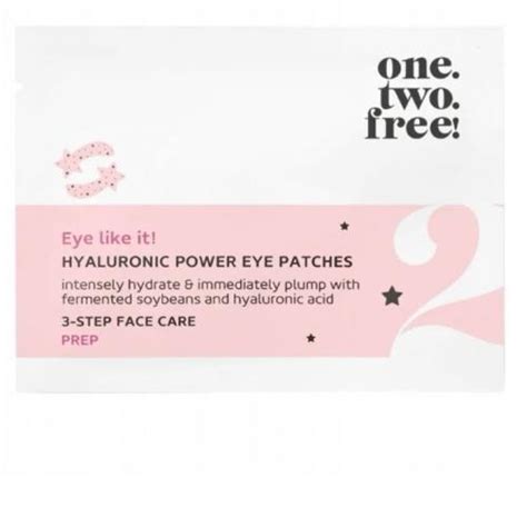 One Two Free Hyaluronic Eye Patches Hialuronowe P Atki Pod Oczy