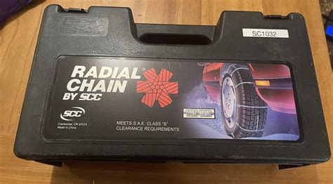 NEW Radial Chain Cable Traction By SCC Tire Chains SC1032 Snow Chains