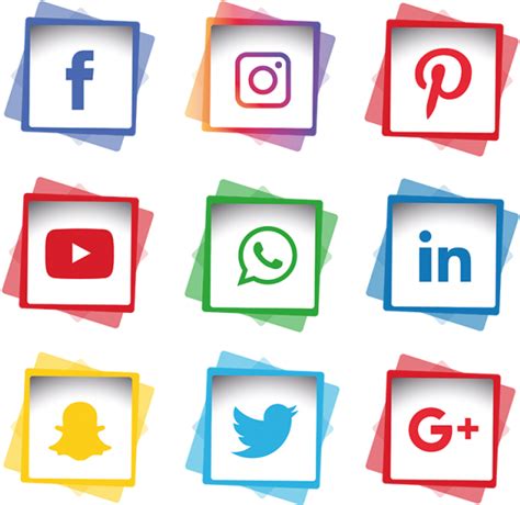 Social Media Icons Set Social Media Icon Png And Social Media Logo White Png 640x640 Png