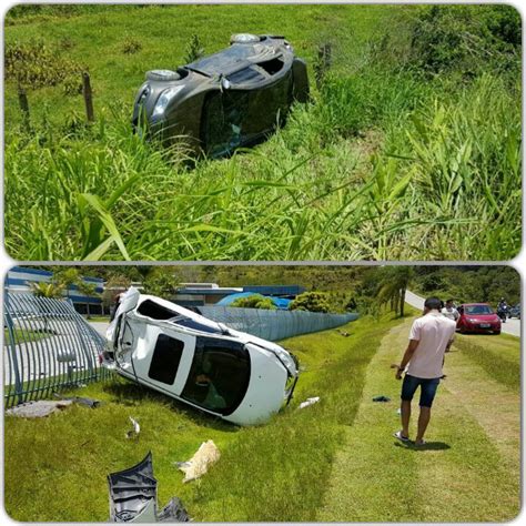 Dois carros se envolvem em acidente Rádio Super FM 99 9