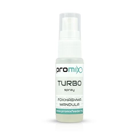 Promix Turbo Spray Beli luk-badem 60ml - Ribolovačka oprema Fazan