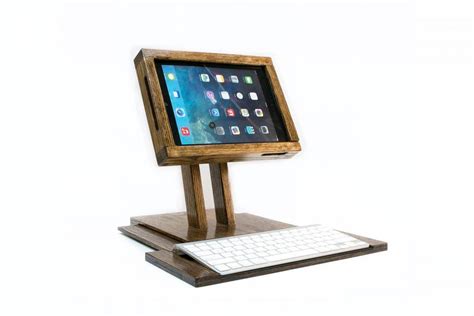 Ipad POS Stand With Keyboard Attachment Rotating Stand for - Etsy