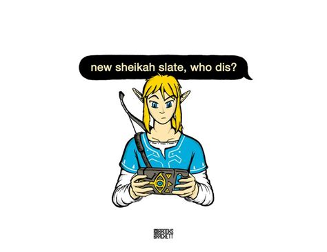 New Sheikah Slate Who Dis Botw Fan Art Visit Blazezelda Tumblr