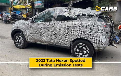 New Gen Tata Nexon Spotted With Emission Testing Equipment