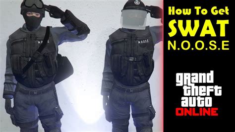 How To Get N O O S E SWAT Outfit XBOX AND PSN In Gta 5 Online YouTube