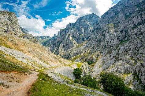 Ruta Del Care Im Nationalpark Picos De Europa Stockfoto Bild Von Nave