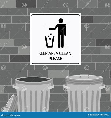 Do Not Litter Do Not Throwing Garbage Out The Bin Place All Refuse In