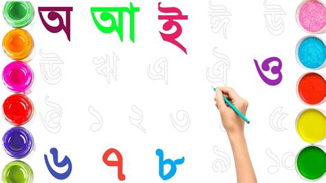 Learn Bengali Alphabets Bangla Bornomala Bangla Alphabet How To