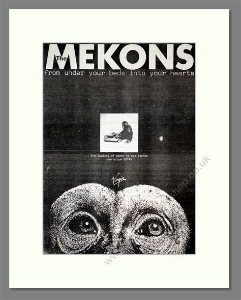 Mekons The From Under Your Beds Into Your Hearts Vintage Advert 1