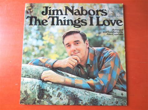 Jim Nabors The Things I Love Jim Nabors Records Jazz Record Vintage