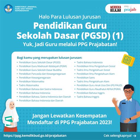 Pembukaan Pendaftaran PPG Prajabatan Gelombang 3 Tahun 2023