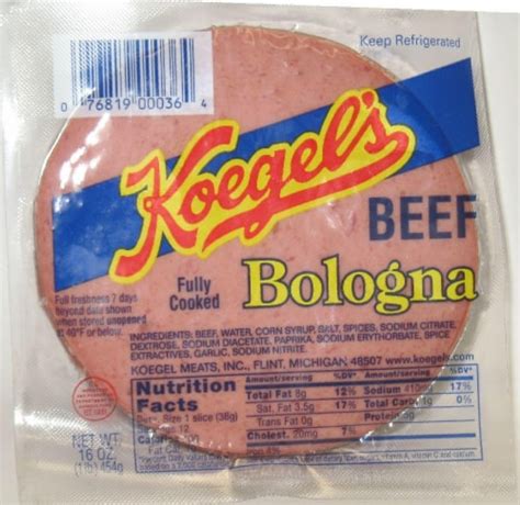 Koegels Beef Bologna 16 Oz Frys Food Stores