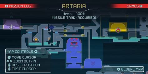 Metroid Dread Artaria Item Guide