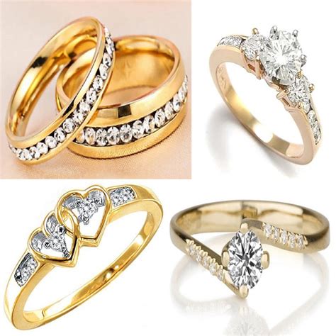 15 Beautiful Gold Engagement Rings for Him and Her