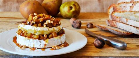 Circuito Gastronomico Receta Queso Camembert Al Horno Con Peras Y Nueces