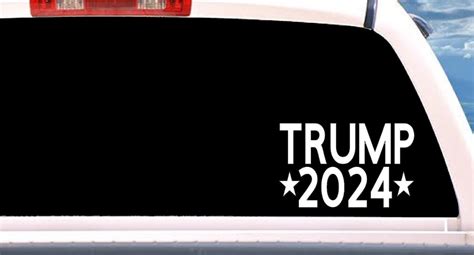 Trump 2024 Vehicle Window Or Bumper Vinyl Decal Etsy