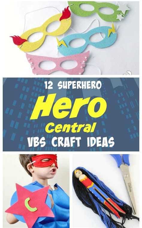 Superhero Themed Crafts For Kids