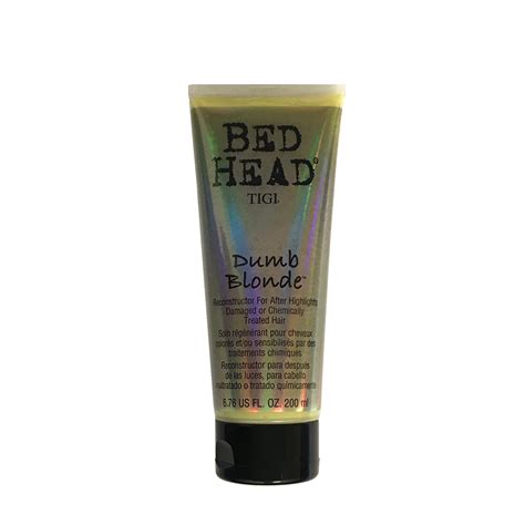 Tigi Bed Head Dumb Blonde Reconstructor Conditioner 6 76 Oz For After