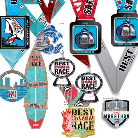 medals - Best Damn Race - Left Over 5K