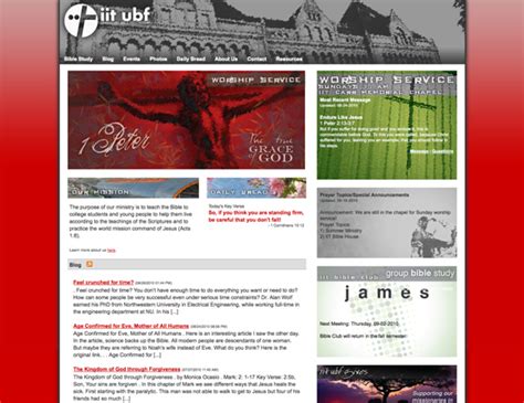 The New Articles Iit Ubf University Bible Fellowship