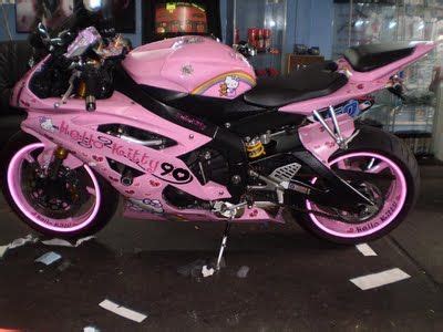 Pink Hello Kitty R6 Motorcycle