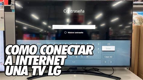 Como Conectar A Internet Una TV LG Cable Y WIFI YouTube