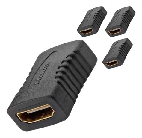 Ficha Hdmi X10 Unión Adaptador Cupla Hembra Nf Pack